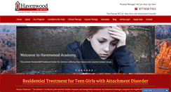 Desktop Screenshot of havenwoodacademy.org